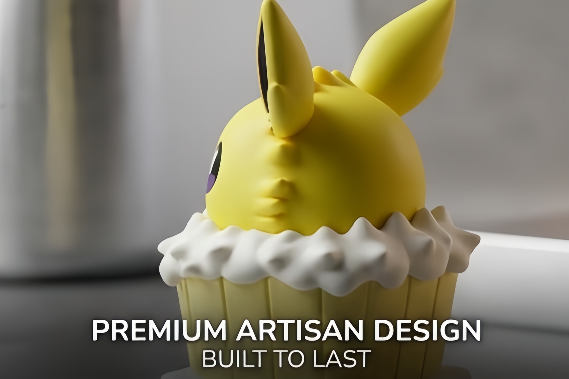 Eeveelution Cupcake 3D Artisan Keycap, Cute Pokemon Eevee Family Handmade Dessert Shape Keycap Compatible With All MX Mechanical Keyboard Switches - Image 13
