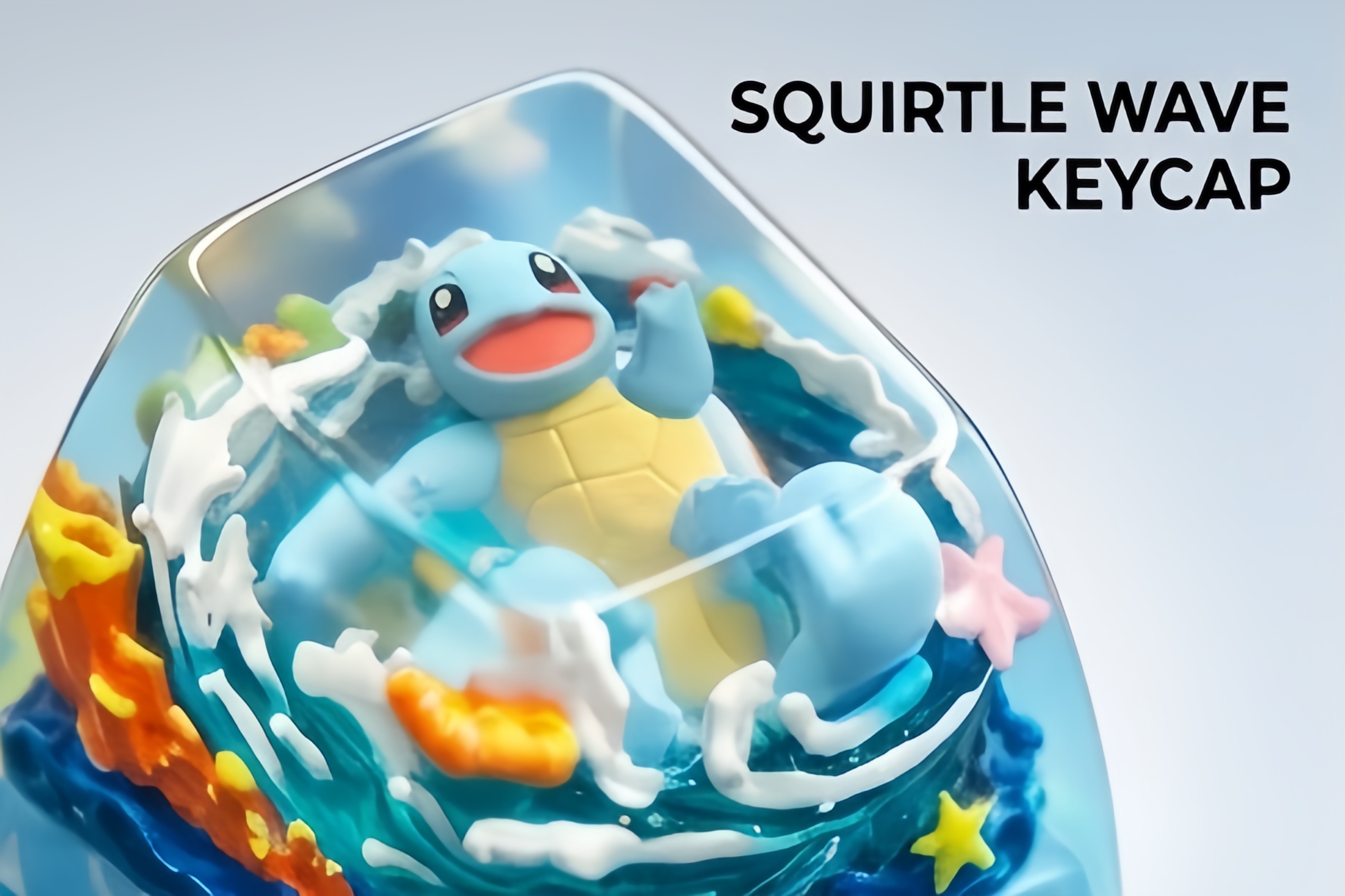 Pokemon 3D Resin Diorama Artisan Keycap, Handmade Scene Landscape Character Keycap For MX Mechanical Keyboard Switches - Image 26