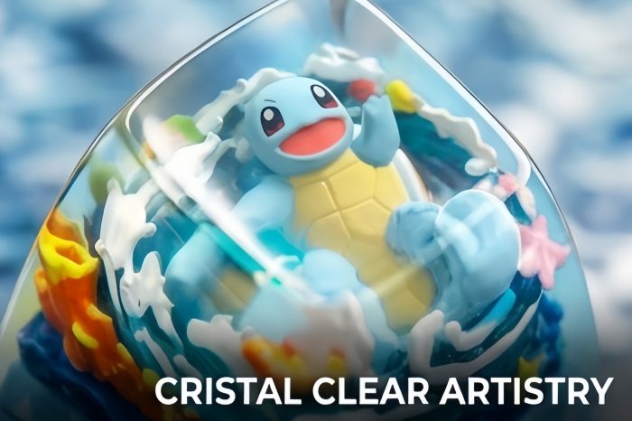 Pokemon 3D Resin Diorama Artisan Keycap, Handmade Scene Landscape Character Keycap For MX Mechanical Keyboard Switches - Image 29