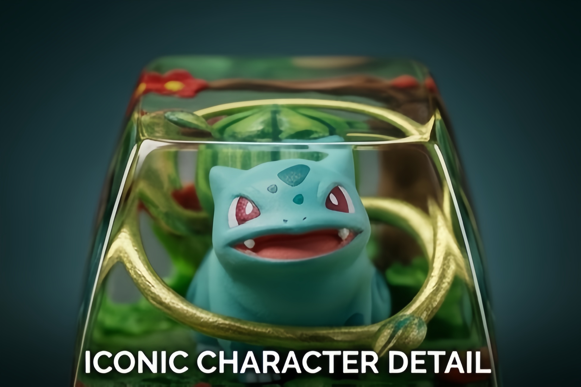 Pokemon 3D Resin Diorama Artisan Keycap, Handmade Scene Landscape Character Keycap For MX Mechanical Keyboard Switches - Image 18