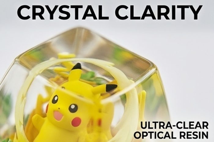 Pokemon 3D Resin Diorama Artisan Keycap, Handmade Scene Landscape Character Keycap For MX Mechanical Keyboard Switches - Image 49