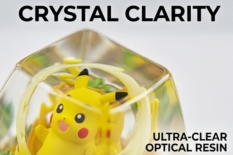 Pokemon 3D Resin Diorama Artisan Keycap, Handmade Scene Landscape Character Keycap For MX Mechanical Keyboard Switches - Image 49