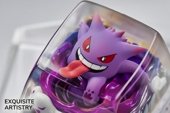 Pokemon 3D Resin Diorama Artisan Keycap, Handmade Scene Landscape Character Keycap For MX Mechanical Keyboard Switches - Image 14