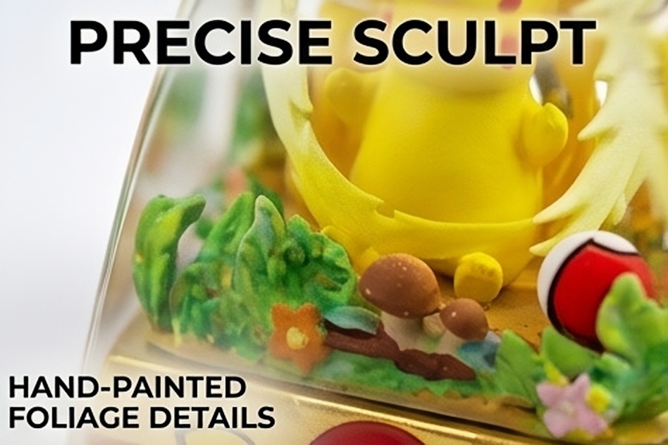 Pokemon 3D Resin Diorama Artisan Keycap, Handmade Scene Landscape Character Keycap For MX Mechanical Keyboard Switches - Image 50