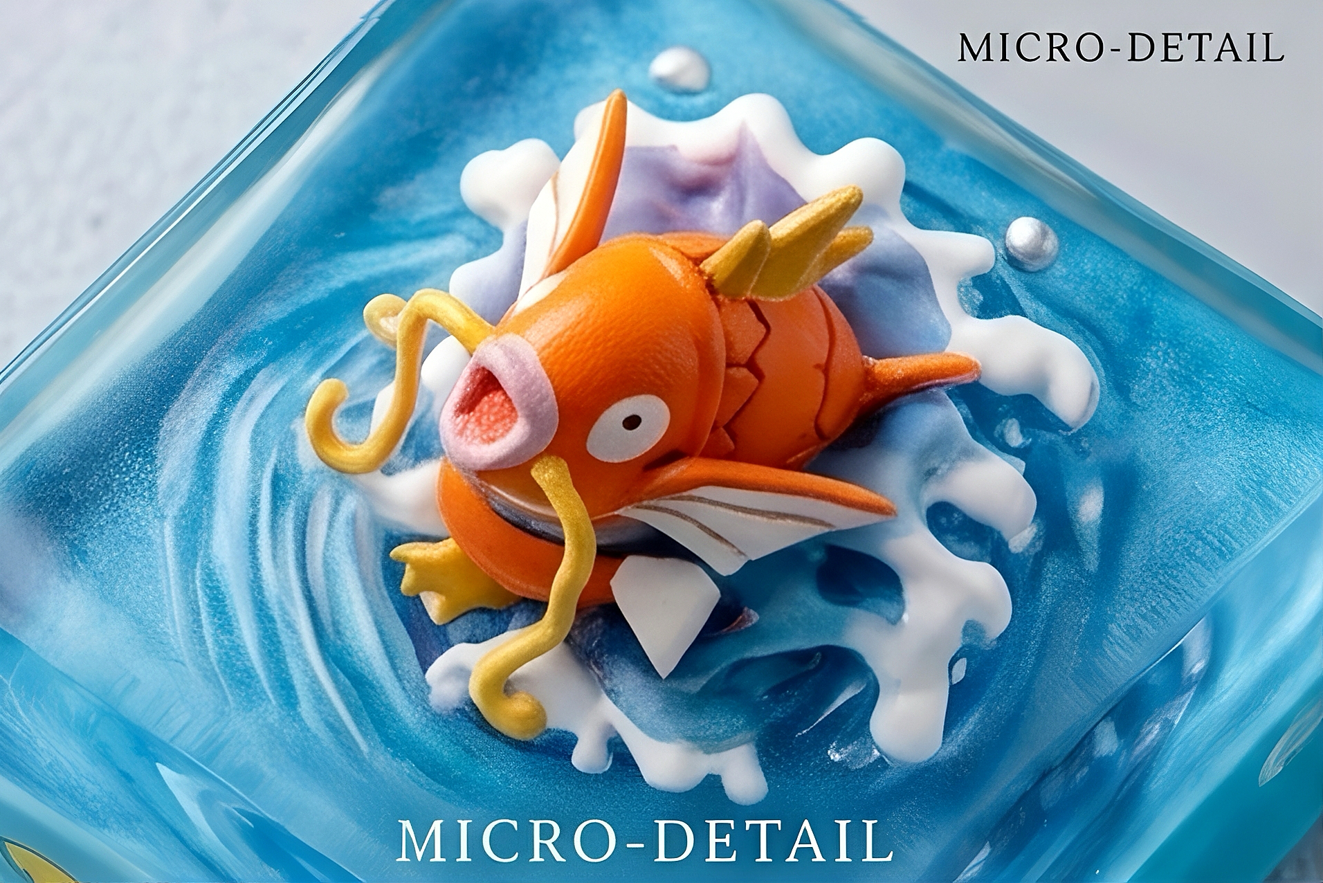 Pokemon 3D Resin Diorama Artisan Keycap, Handmade Scene Landscape Character Keycap For MX Mechanical Keyboard Switches - Image 12