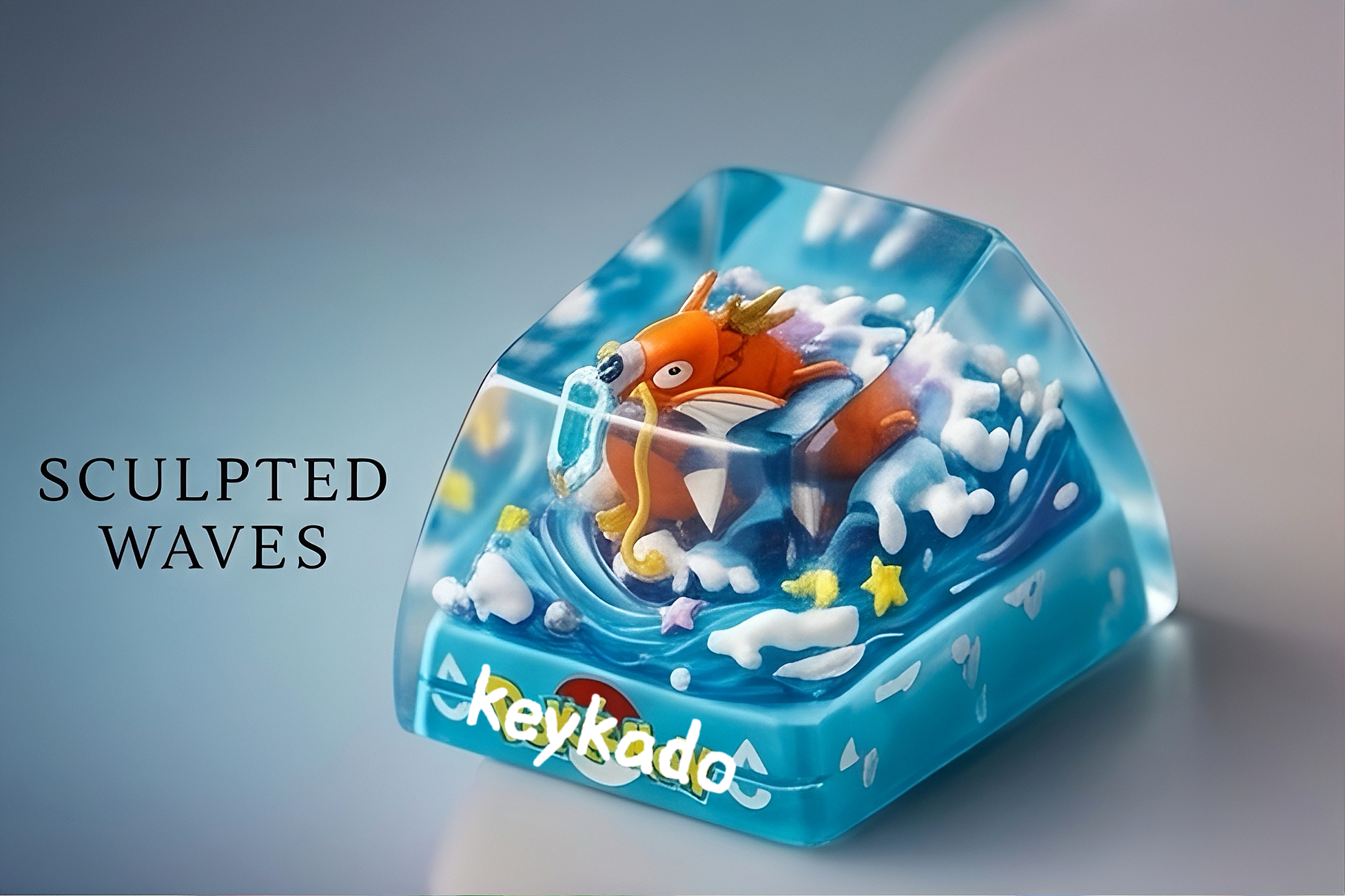 Pokemon 3D Resin Diorama Artisan Keycap, Handmade Scene Landscape Character Keycap For MX Mechanical Keyboard Switches - Image 13