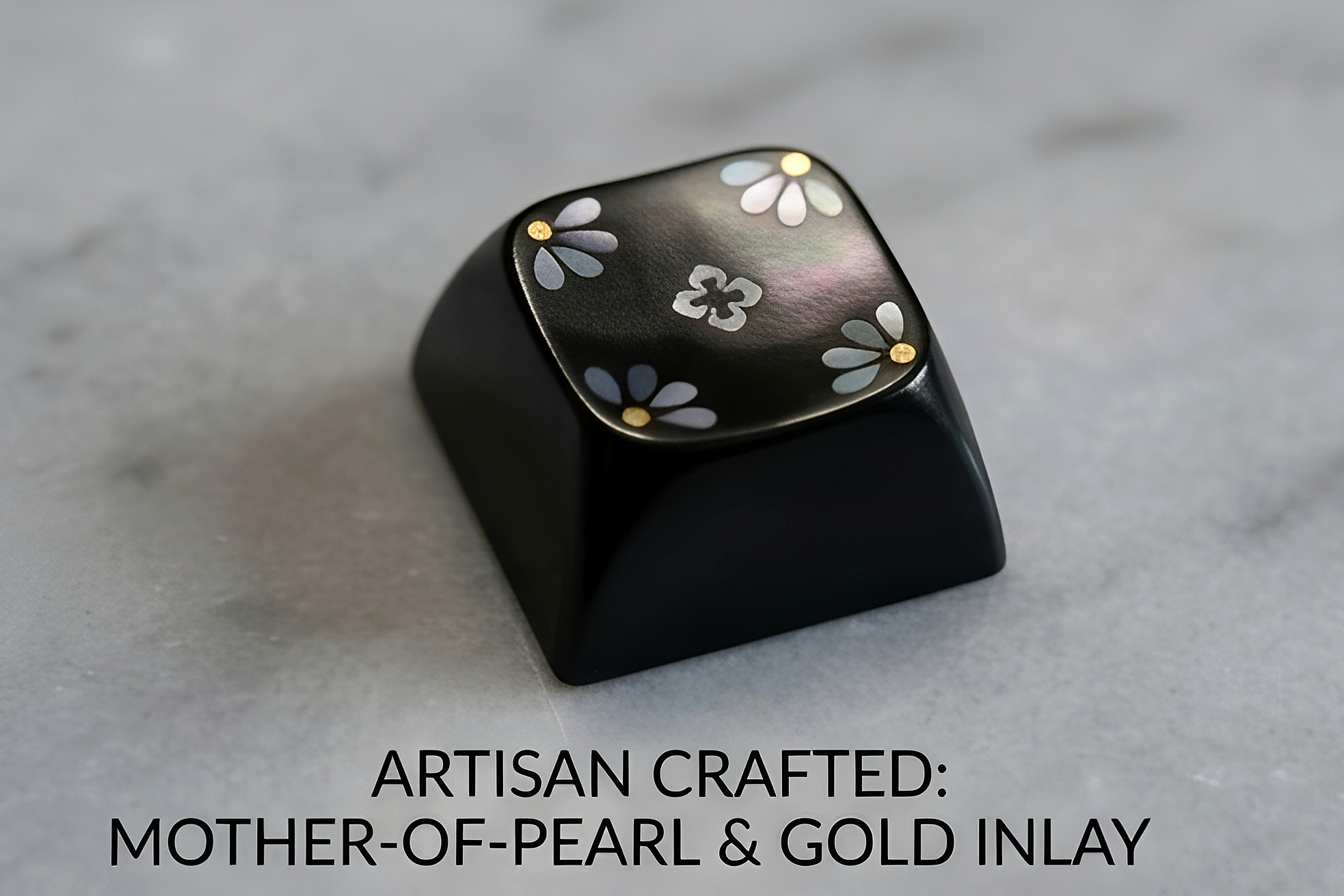 Mother of Pearl Mosaic Inlay Artisan Keycap, Traditional Shell Inlay Craft XDA Profile Keycap Compatible With Cherry MX Gateron Kailh All MX Mechanical Keyboard Switches - Image 11
