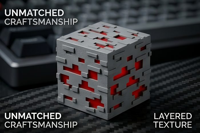 3D Sculpted Minecraft Themed Artisan Keycap, Handmade Game Block Character Keycap Compatible With All MX Mechanical Keyboard Switches, Ideal For ESC R4 Position - Image 67