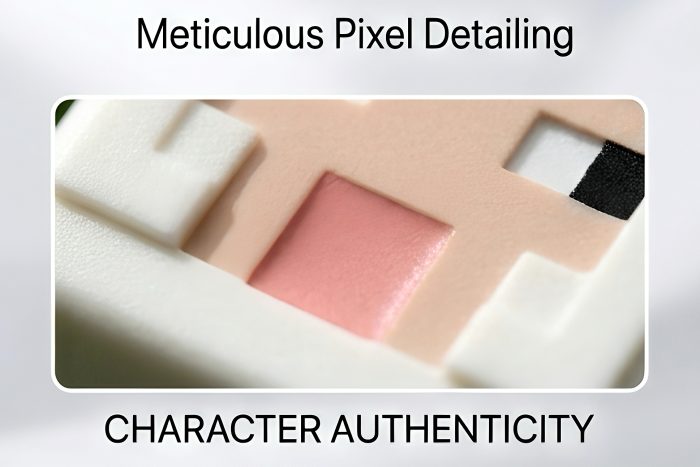 3D Sculpted Minecraft Themed Artisan Keycap, Handmade Game Block Character Keycap Compatible With All MX Mechanical Keyboard Switches, Ideal For ESC R4 Position - Image 23