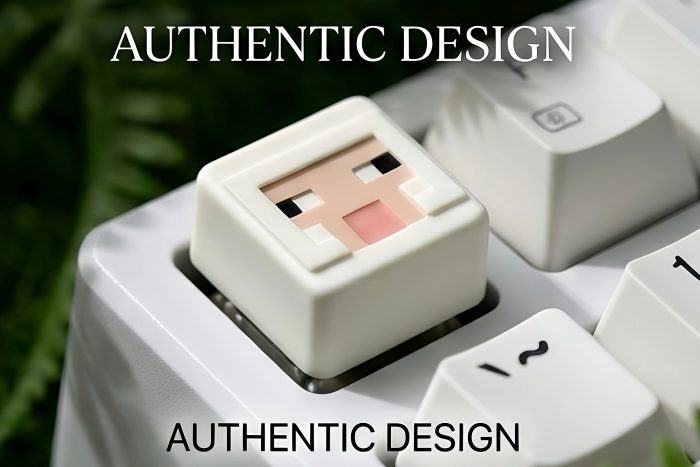 3D Sculpted Minecraft Themed Artisan Keycap, Handmade Game Block Character Keycap Compatible With All MX Mechanical Keyboard Switches, Ideal For ESC R4 Position - Image 24