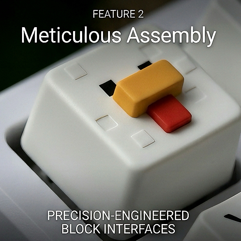 3D Sculpted Minecraft Themed Artisan Keycap, Handmade Game Block Character Keycap Compatible With All MX Mechanical Keyboard Switches, Ideal For ESC R4 Position - Image 27