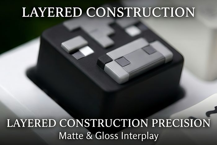 3D Sculpted Minecraft Themed Artisan Keycap, Handmade Game Block Character Keycap Compatible With All MX Mechanical Keyboard Switches, Ideal For ESC R4 Position - Image 36