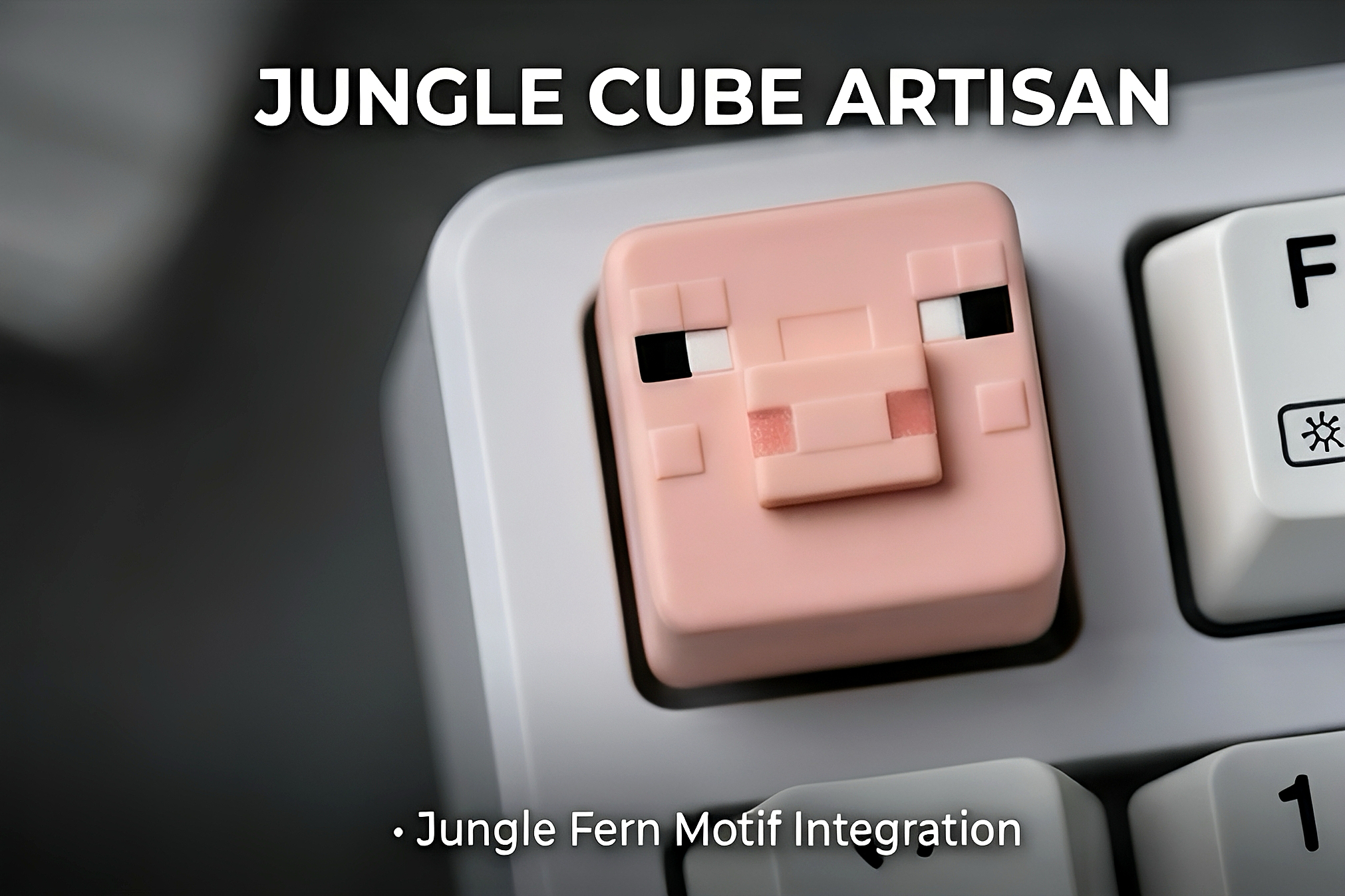 3D Sculpted Minecraft Themed Artisan Keycap, Handmade Game Block Character Keycap Compatible With All MX Mechanical Keyboard Switches, Ideal For ESC R4 Position - Image 33