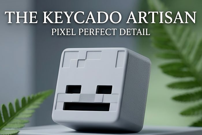 3D Sculpted Minecraft Themed Artisan Keycap, Handmade Game Block Character Keycap Compatible With All MX Mechanical Keyboard Switches, Ideal For ESC R4 Position - Image 46