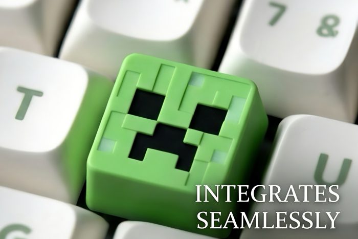 3D Sculpted Minecraft Themed Artisan Keycap, Handmade Game Block Character Keycap Compatible With All MX Mechanical Keyboard Switches, Ideal For ESC R4 Position - Image 45