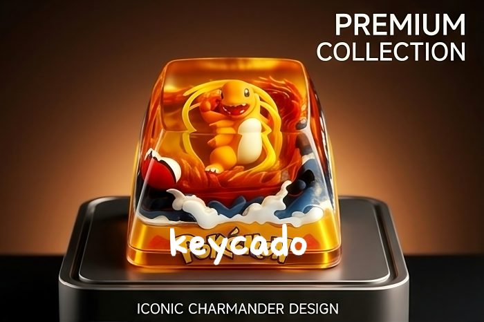 Pokemon 3D Resin Diorama Artisan Keycap, Handmade Scene Landscape Character Keycap For MX Mechanical Keyboard Switches - Image 25
