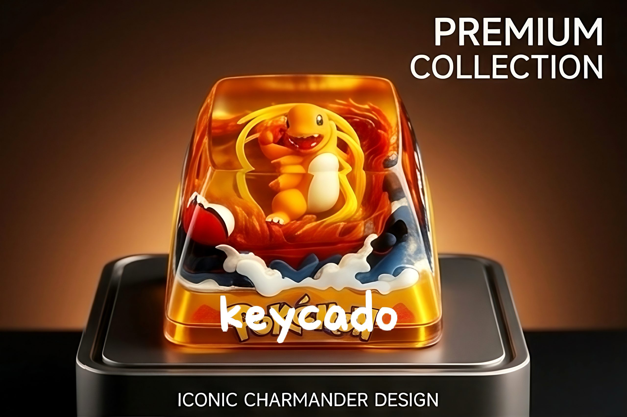 Pokemon 3D Resin Diorama Artisan Keycap, Handmade Scene Landscape Character Keycap For MX Mechanical Keyboard Switches - Image 25